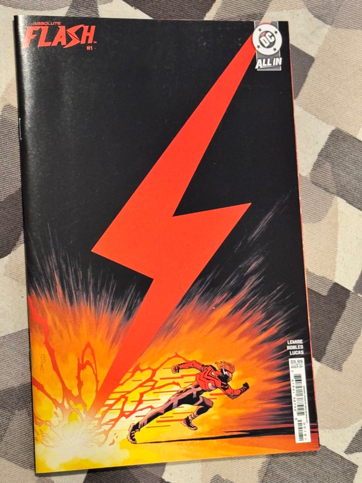 Absolute FLASH #1-20 completo prima stampa A e variante copertine Jeff LeMire quasi nuovo/nm+