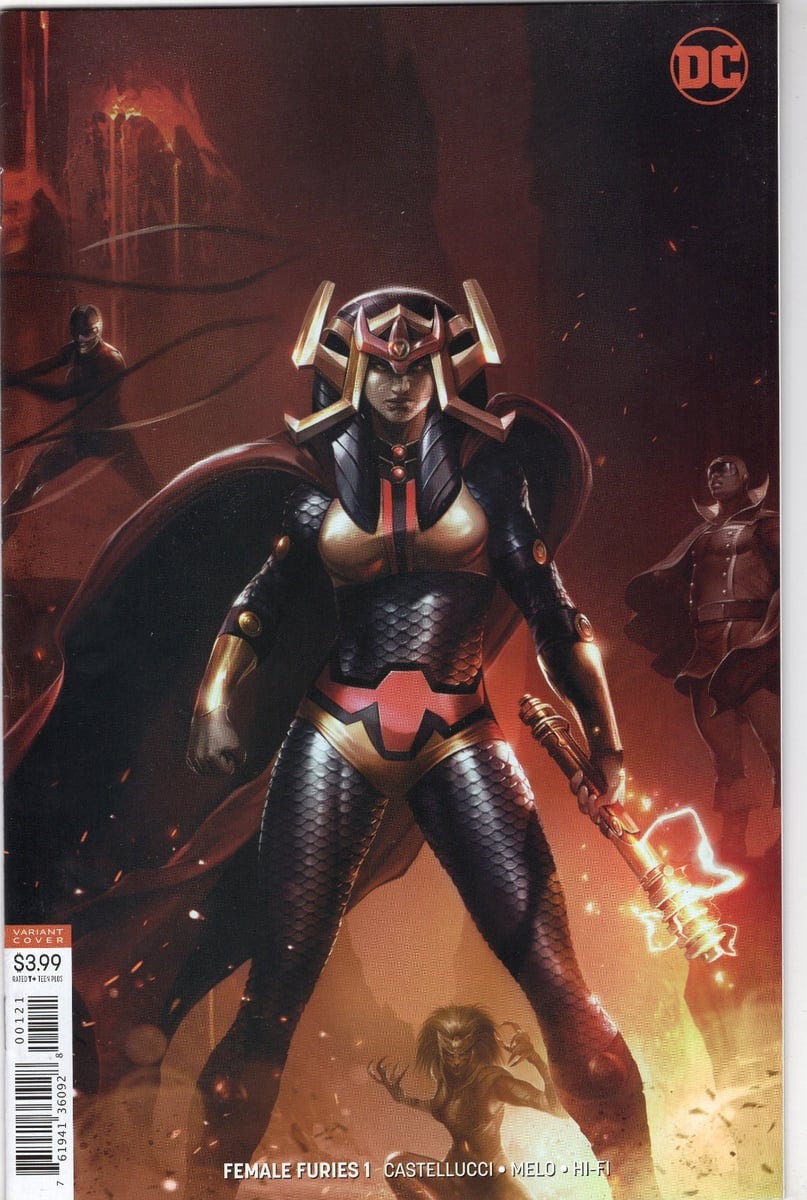 Female Furies #1 Mattina Variant DC Comics 2019 quasi nuovo -