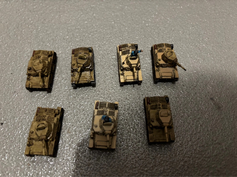 Flames of War 7 Light Tanks Italy