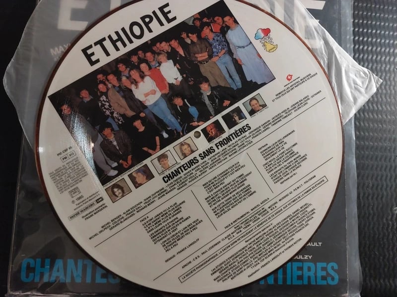 Ethiopie  Jeane Manson  picture disque