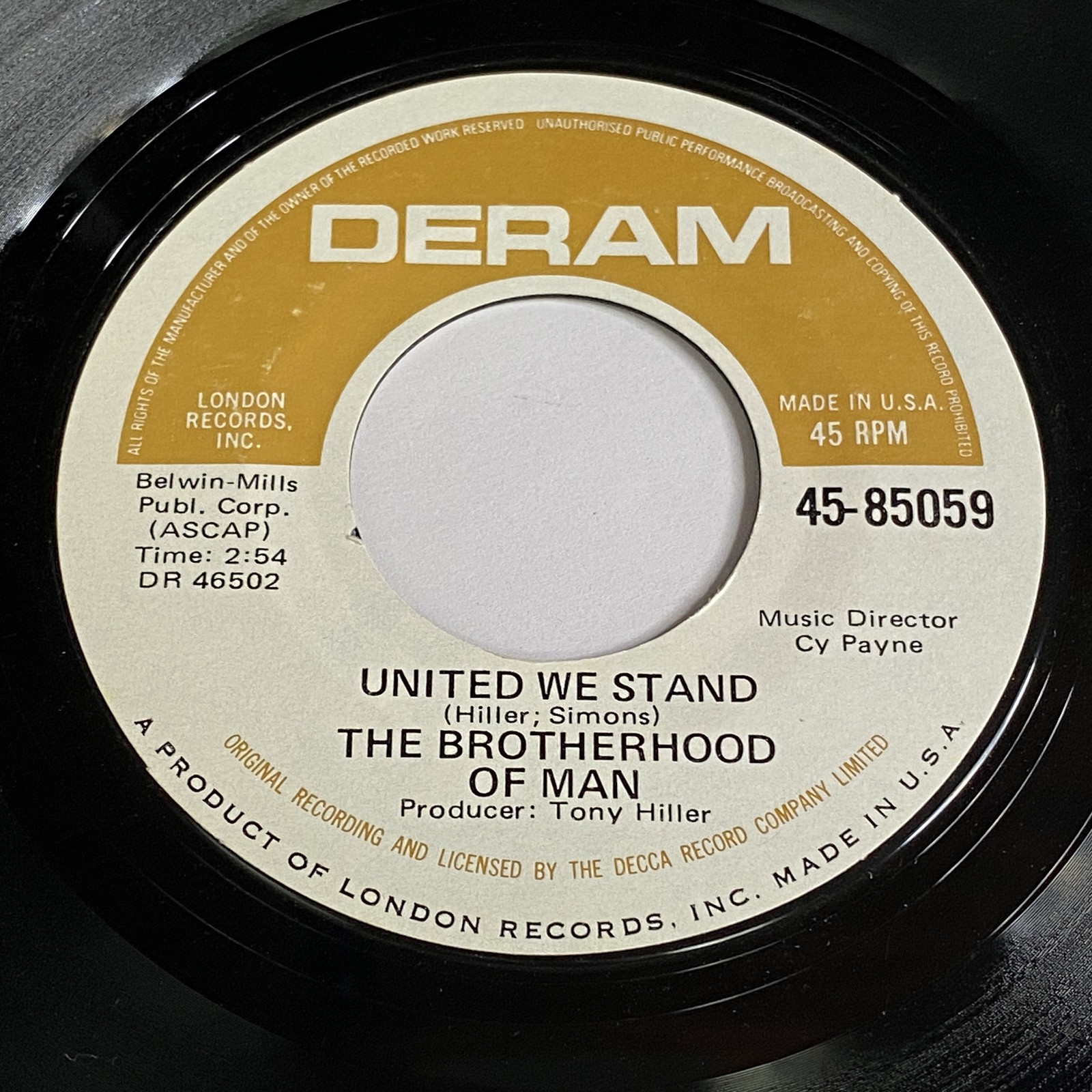 Brotherhood Of Man: United We Stand / Say A Prayer 45 - Deram - Pop