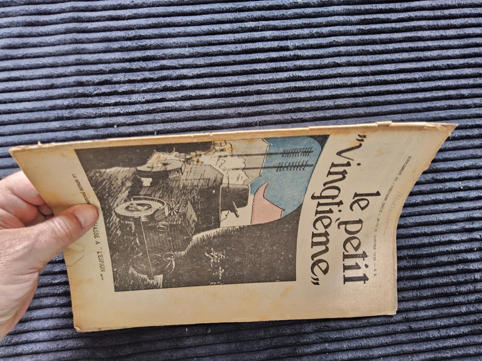 Tintin - Petit Vingtième - Numéro 5 de 1935