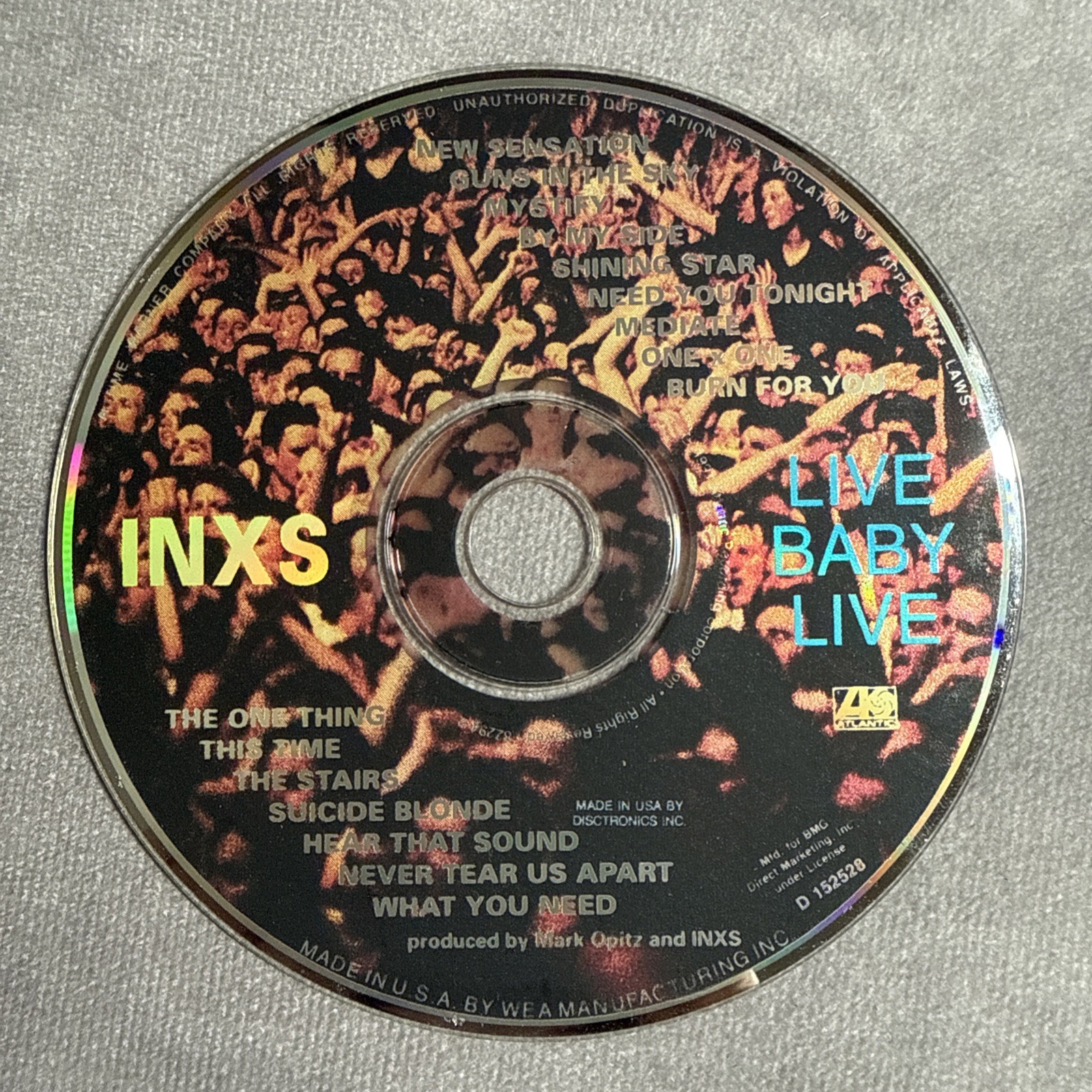 INXS Live Baby Live CD 1991 Atlantic Need You Tonight Suicide Blonde