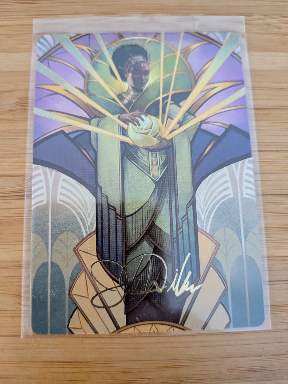 MTG Bloom Tender (Gold Stamp) Art Card 54/54 Foundations M/NM