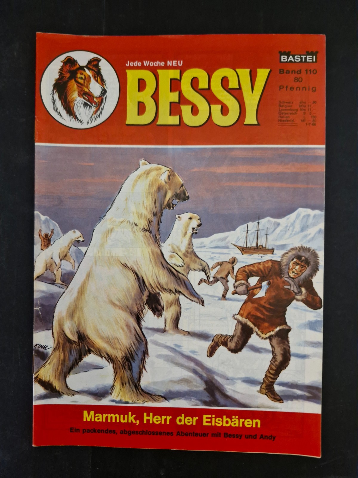 Fumetto Bessy n.110 (Bastei 1°edizione) Z1