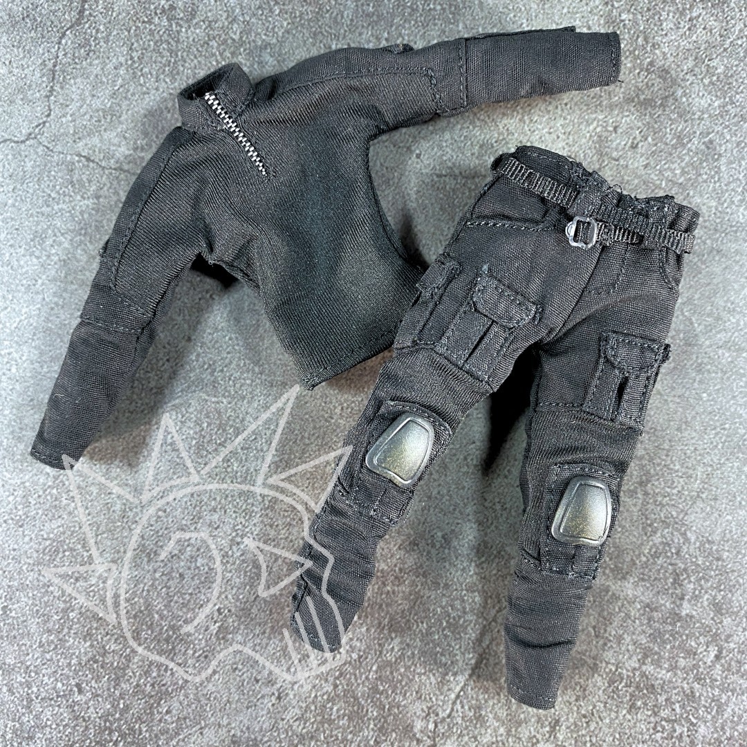 Tuta da combattimento scala 1/12 accessorio action figure personalizzato - PC028-029