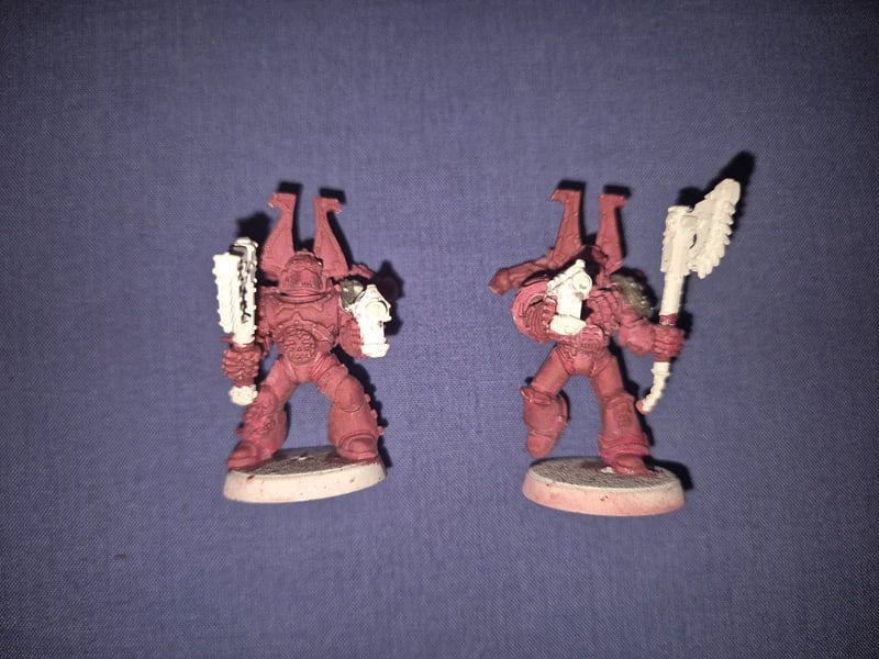 Warhammer 40k - 2 Khorne Berzerkers World Eaters