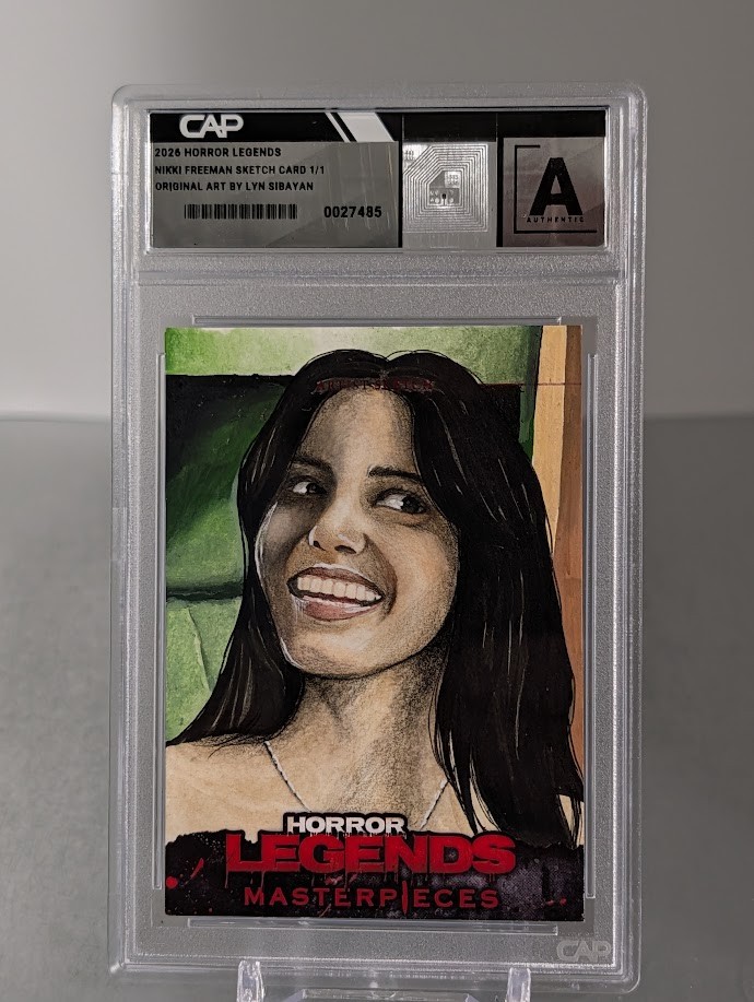 Horror Legends Masterpieces 1/1 Sketch Card Nikki Freeman Obsession by Sibayan