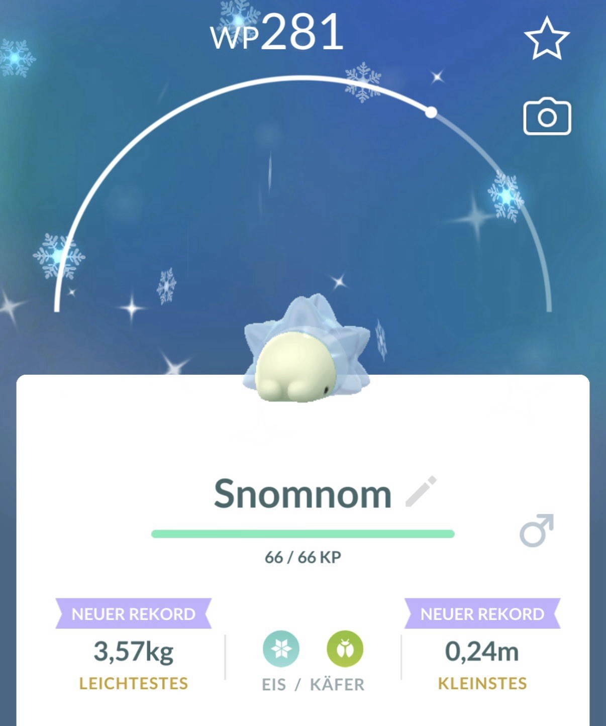 Pokémon Go Shiny Snom (Snomnom iridescente) Pokemon GO