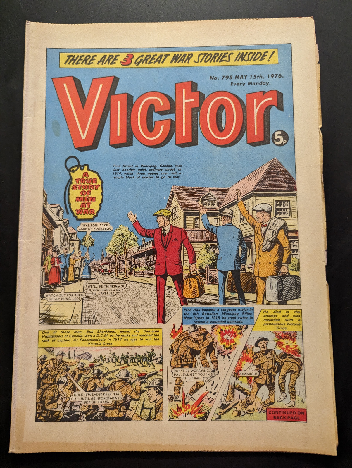 The Victor Comic, No 795, May 15th 1976.