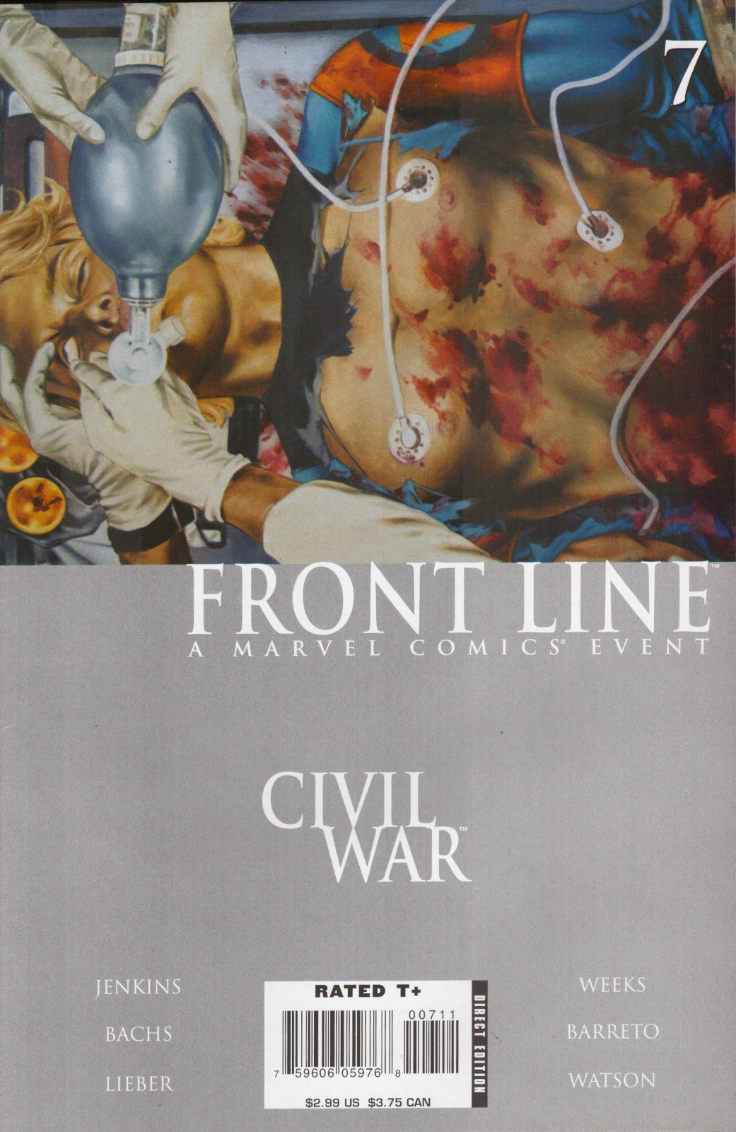 52089: MARVEL FRONT LINE #7 grado VF