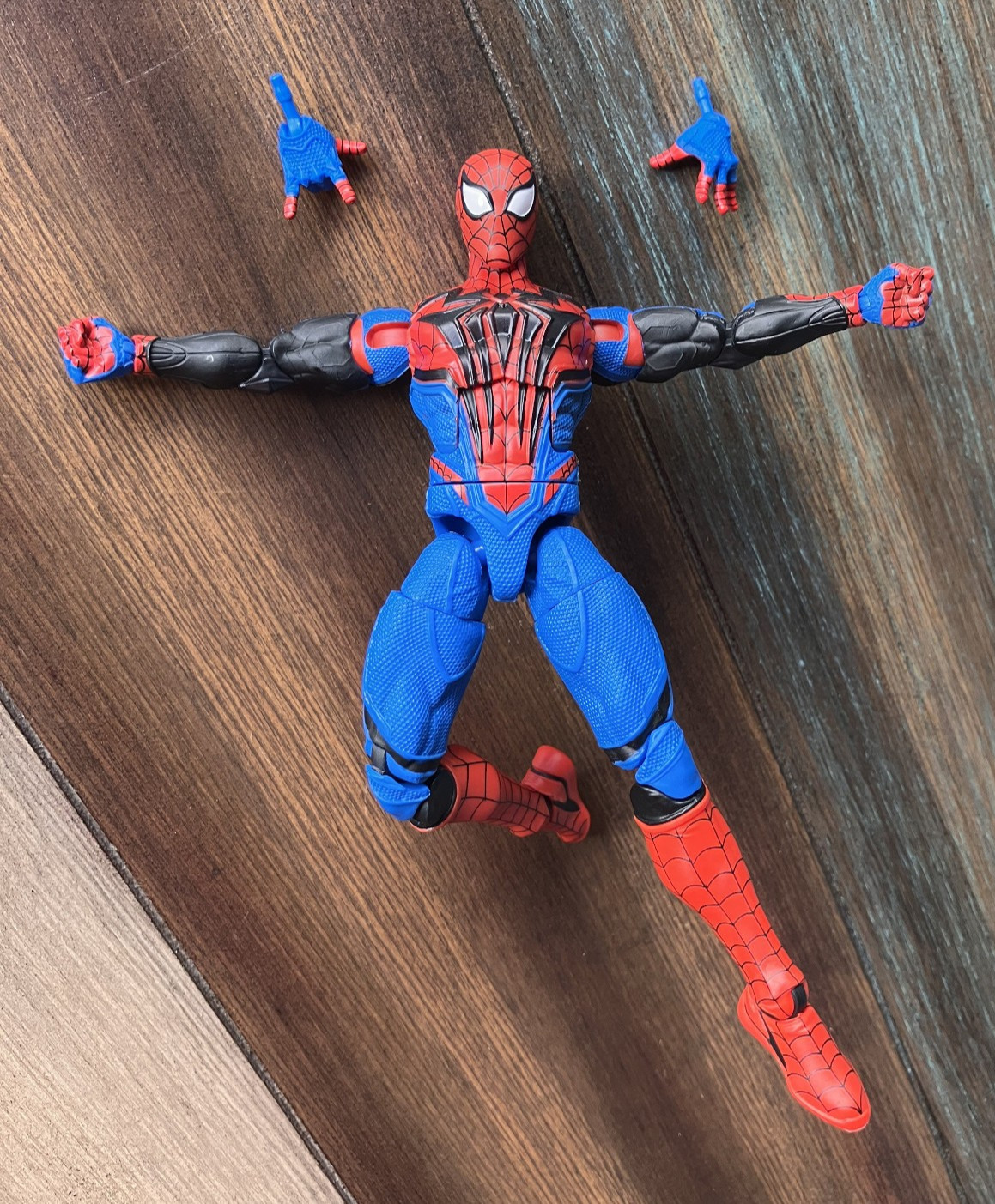 Marvel Legends RIVALS SPIDER-MAN COMPLETO No Luna Snow 6" Modellino Sciolto