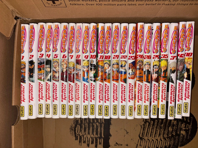 Tomes manga Naruto