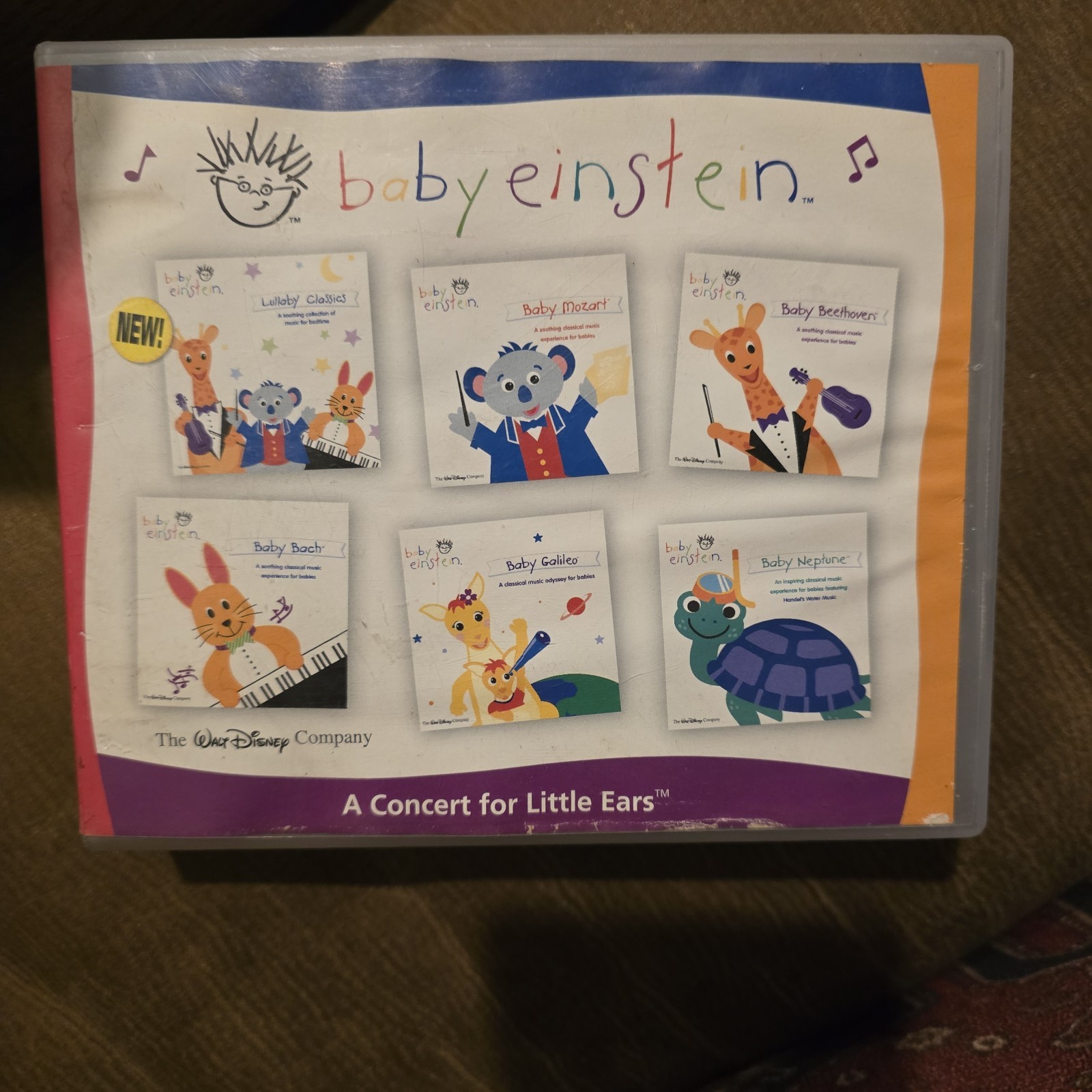 Disney Baby Einstein Classical Music CDs Set Of 6 Plus Vivaldi Ocean Sounds