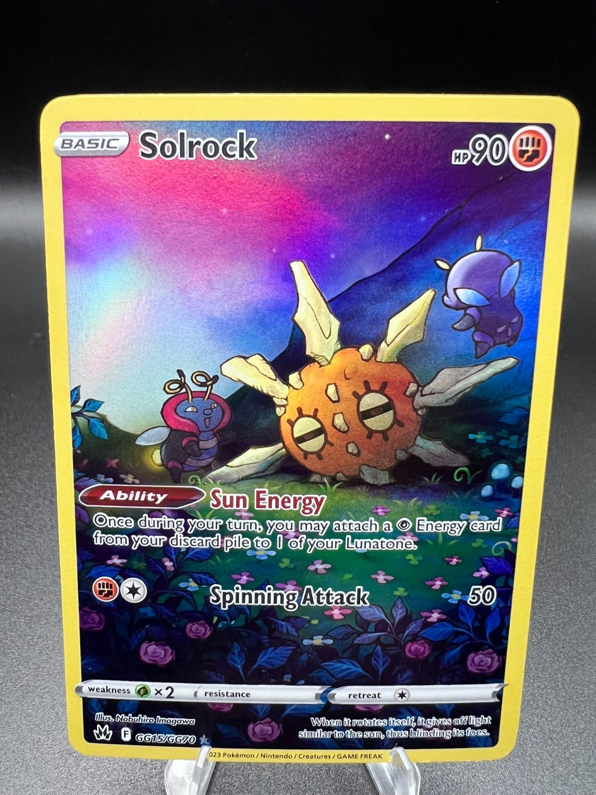 Solrock GG15/GG70 SWSH: Crown Zenith: Galarian Gallery Holo