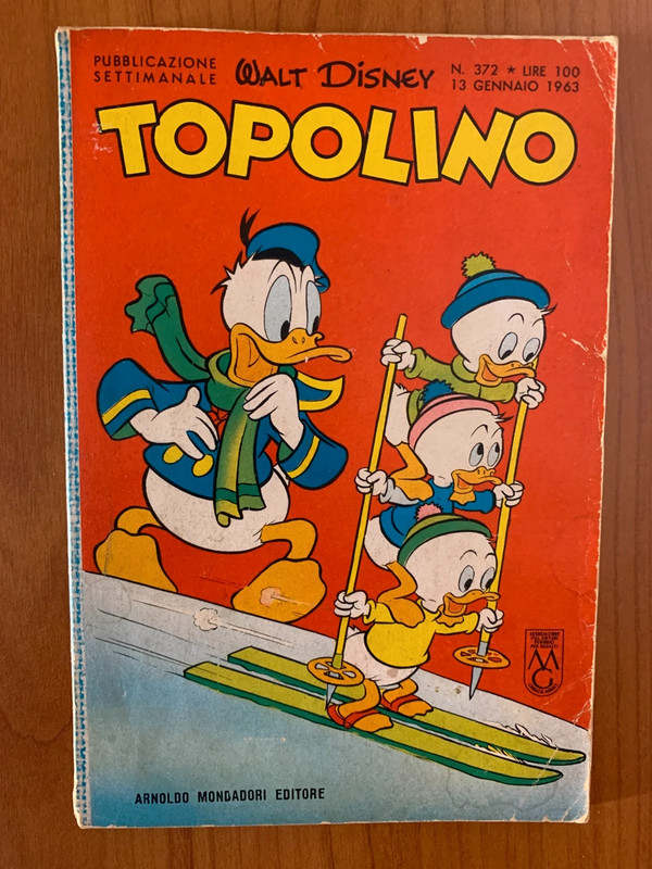 Topolino n. 372 - Arnoldo Mondadori Editore - 13 Gennaio 1963