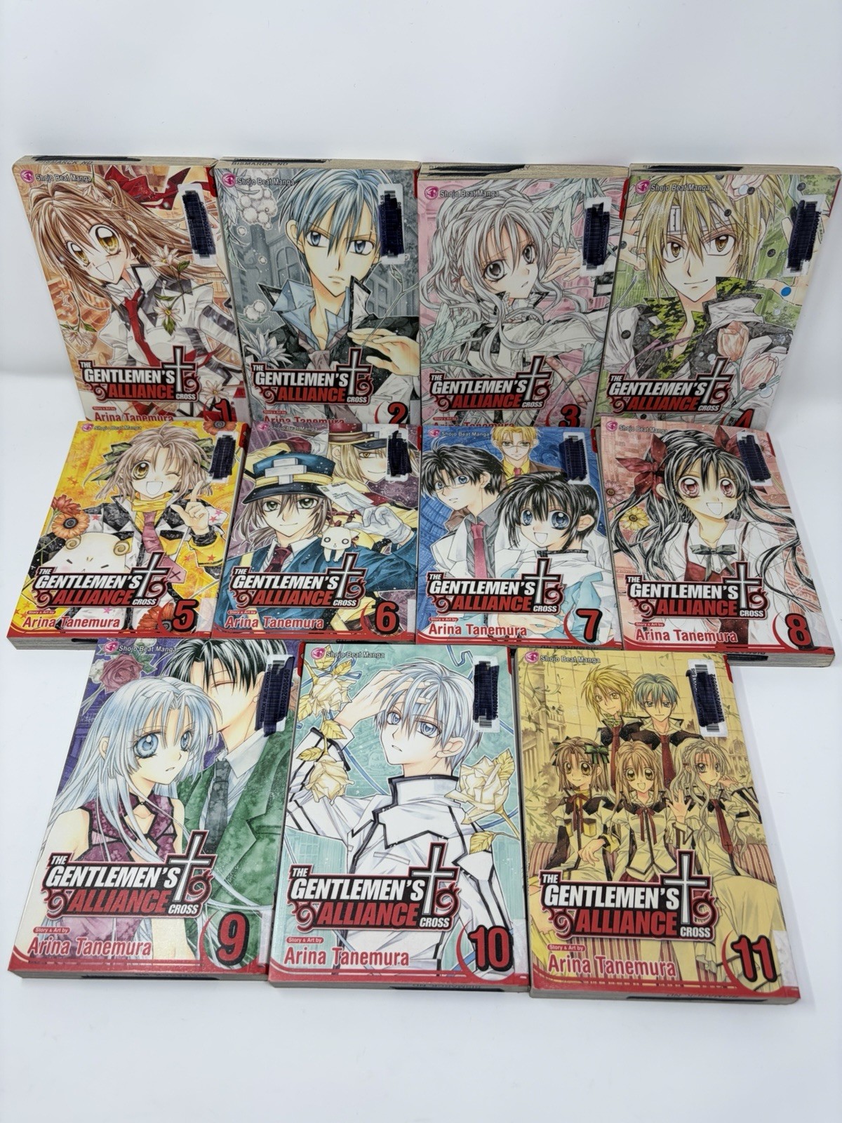 The Gentlemen’s Alliance † Set Manga Completo Vol 1-11 Inglese Ex Biblioteca