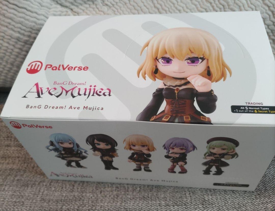 PalVerse BanG Dream! Ave Mujica 6-Pack Dans La Boîte Figurine Créative Bushiroad