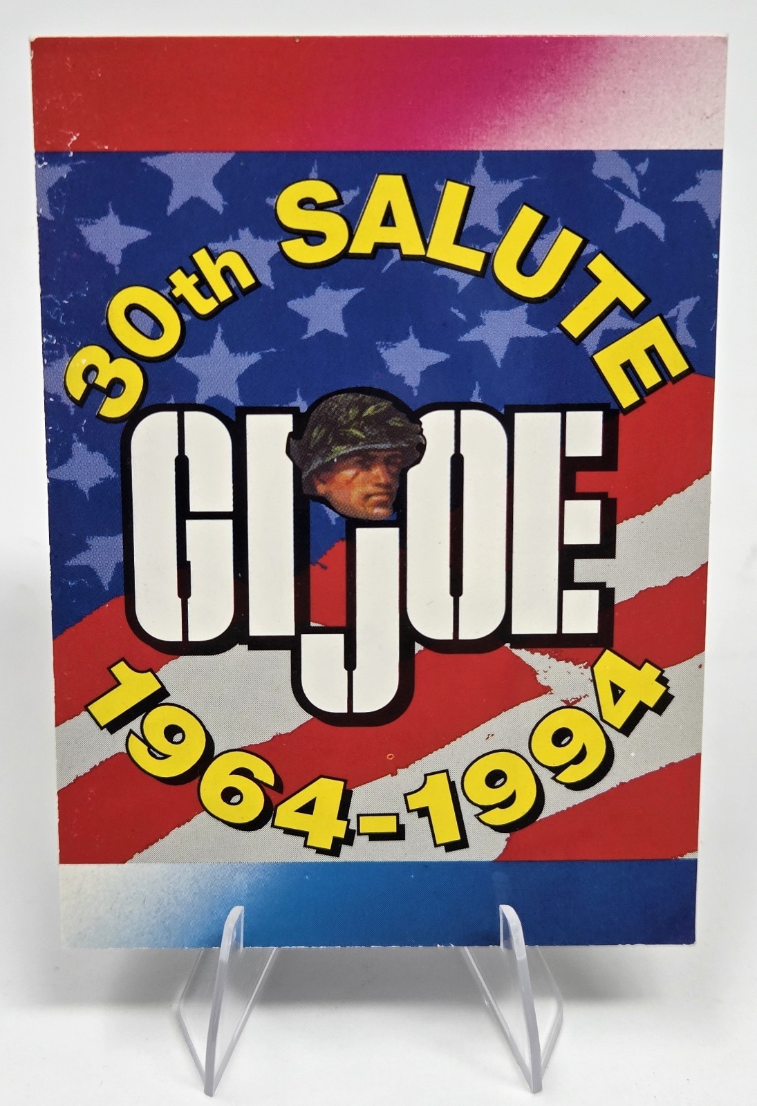 GI Joe 30° Saluto 1964-1994 Promo Card Immagini Fumetti