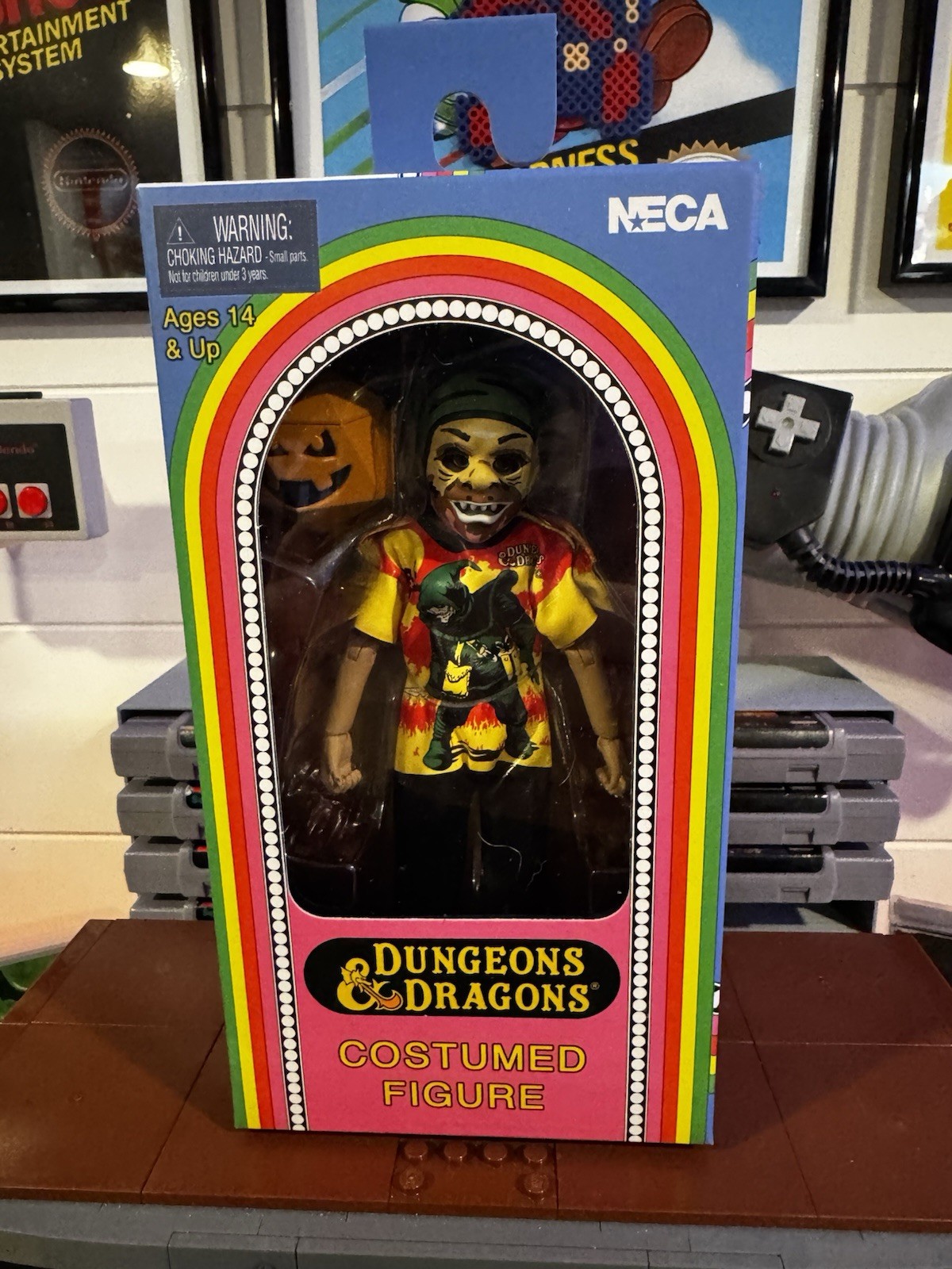 NECA Dungeons & Dragons Super Star Zarak Action Figure 5.5 in Boxed w/ Mask 2025