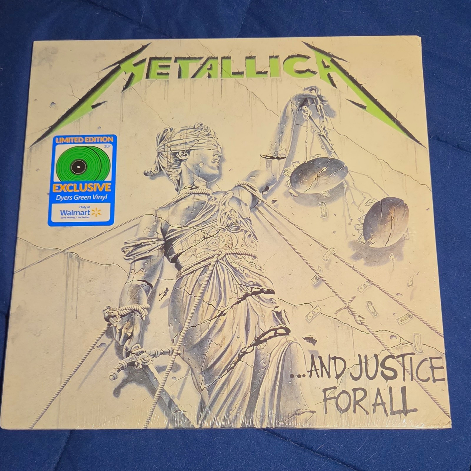 Metallica - ...And Justice for All Blackened 2018 Limited Green Vinyl LP 12"