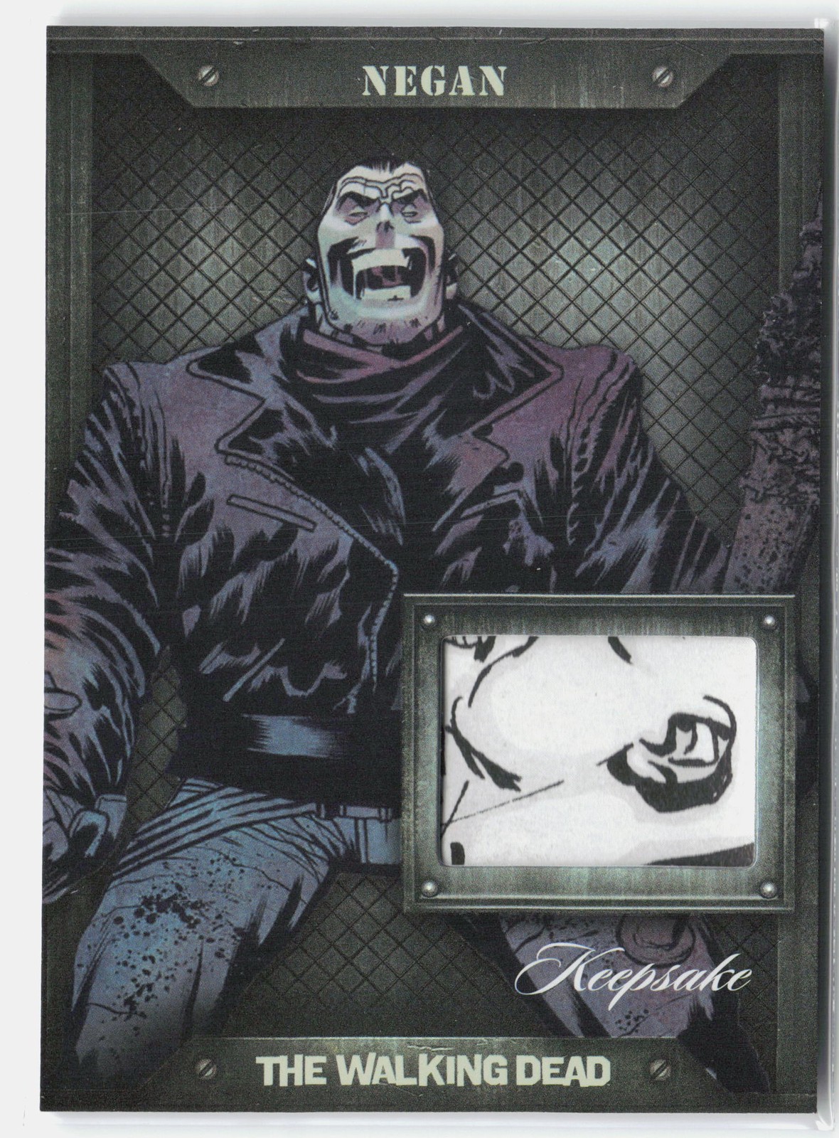 2026 Keepsake Walking Dead #230 Negan reliquia singola