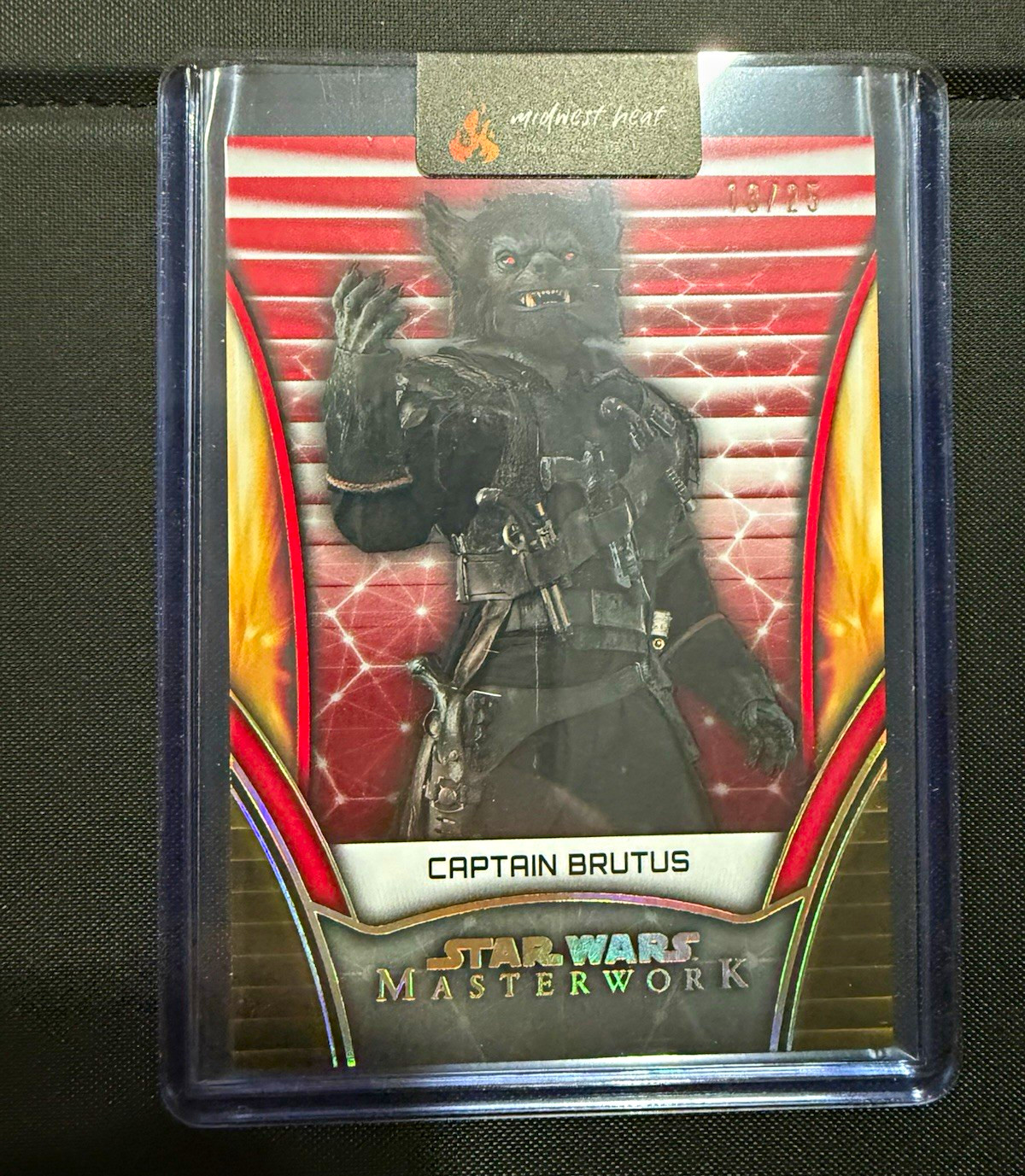 2025 Topps Star Wars Masterwork Captain Brutus #10 /25 Skeleton Crew 13/25