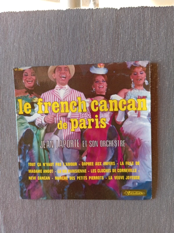Jean Laporte et son Orchestre (du Moulin Rouge) - Le French Cancan de Paris. 7"