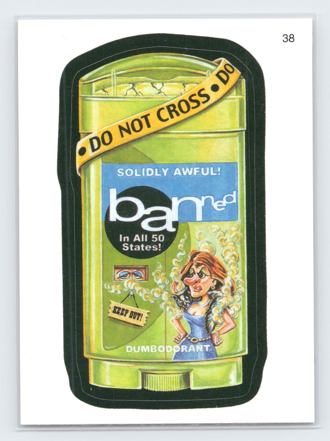 Topps Wacky Packages 2006 tutti nuovi serie 4 #38 vietati