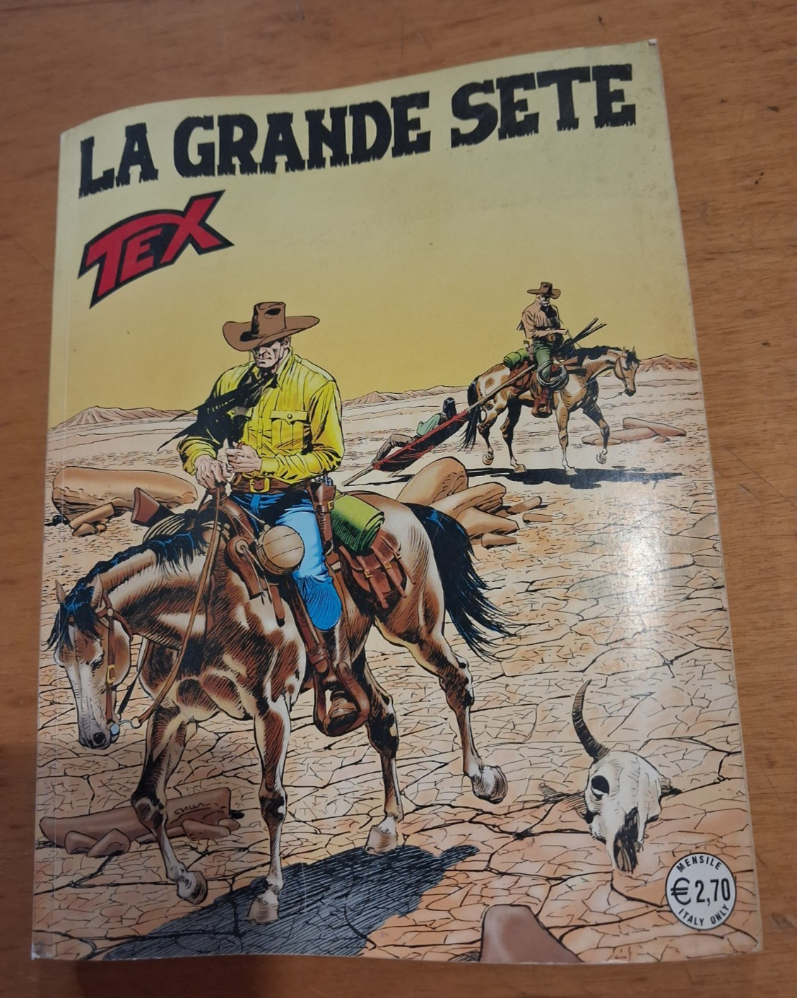 fumetto tex n.585 la grande sete luglio 2009 bonelli editore