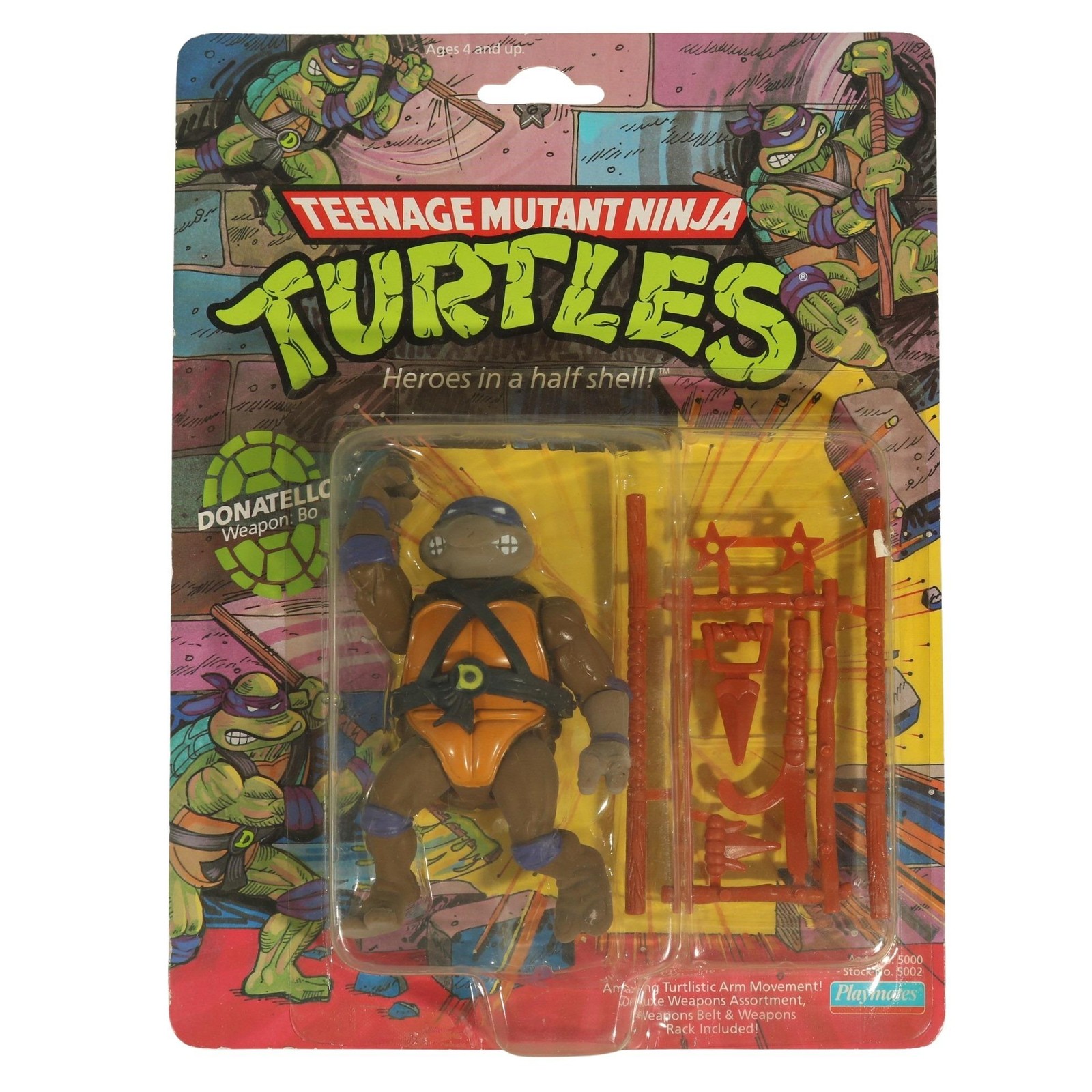 Donatello - Vintage TMNT / Teenage Mutant Ninja Turtles - 10 retro MOC