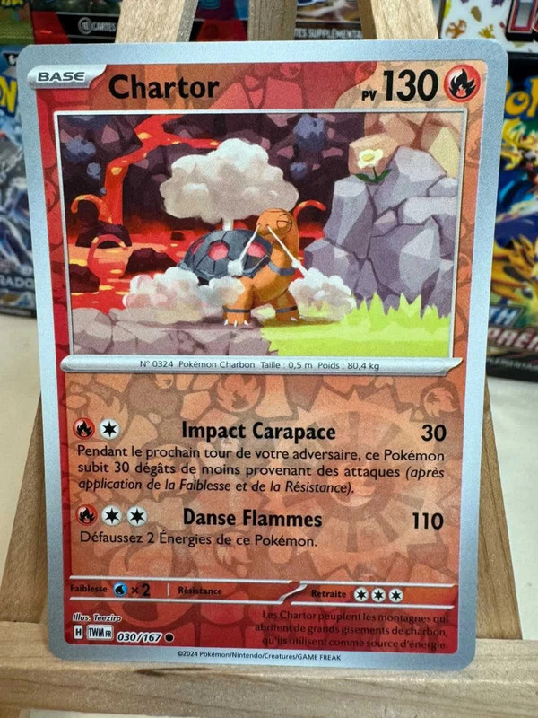Cartes Pokémon : Chartor 030/167 Reverse Mascarade Crépusculaire