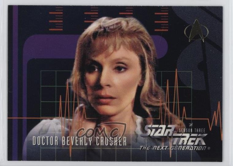 SkyBox Star Trek The Next Generation Stagione 3 1995 Dr Beverly Crusher #222 0t2