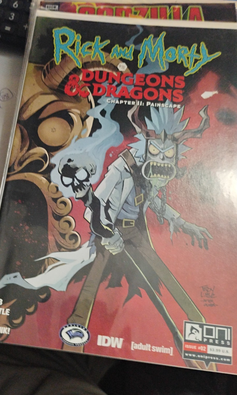 rick and morty  DUNGEONS & DRAGONS # 2  2019 IDW COMICS CHAPTER II PAINSCAPE ONI