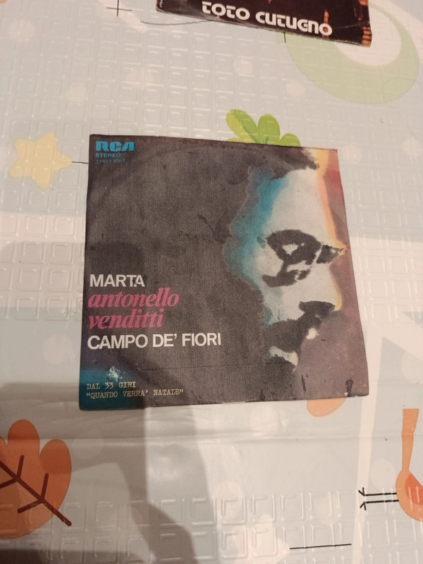 Antonello Venditti campo dei fiori Marta vinile 7'
