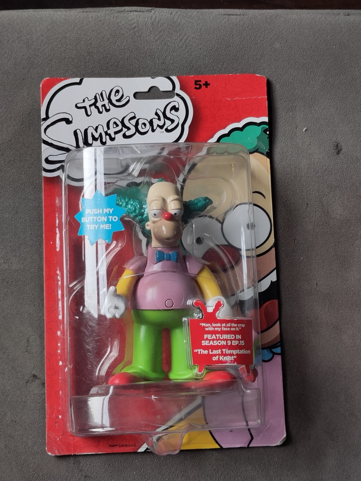 I Simpson - Krusty il Clown Figura Parlante - Woo Hoo! 25 anni - Nuovo sigillato