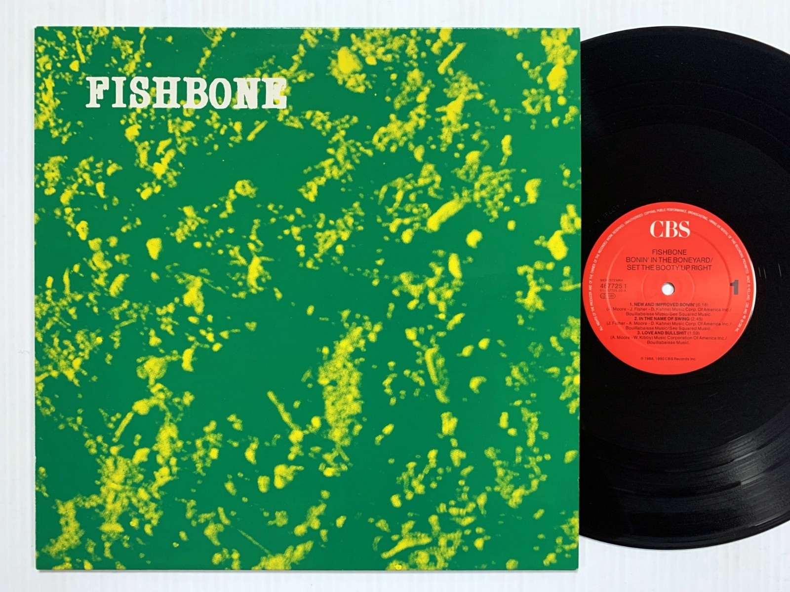 FISHBONE Bonin In the Boneyard LP EP 1990 Netherlands ORIGINAL VG++ vinyl