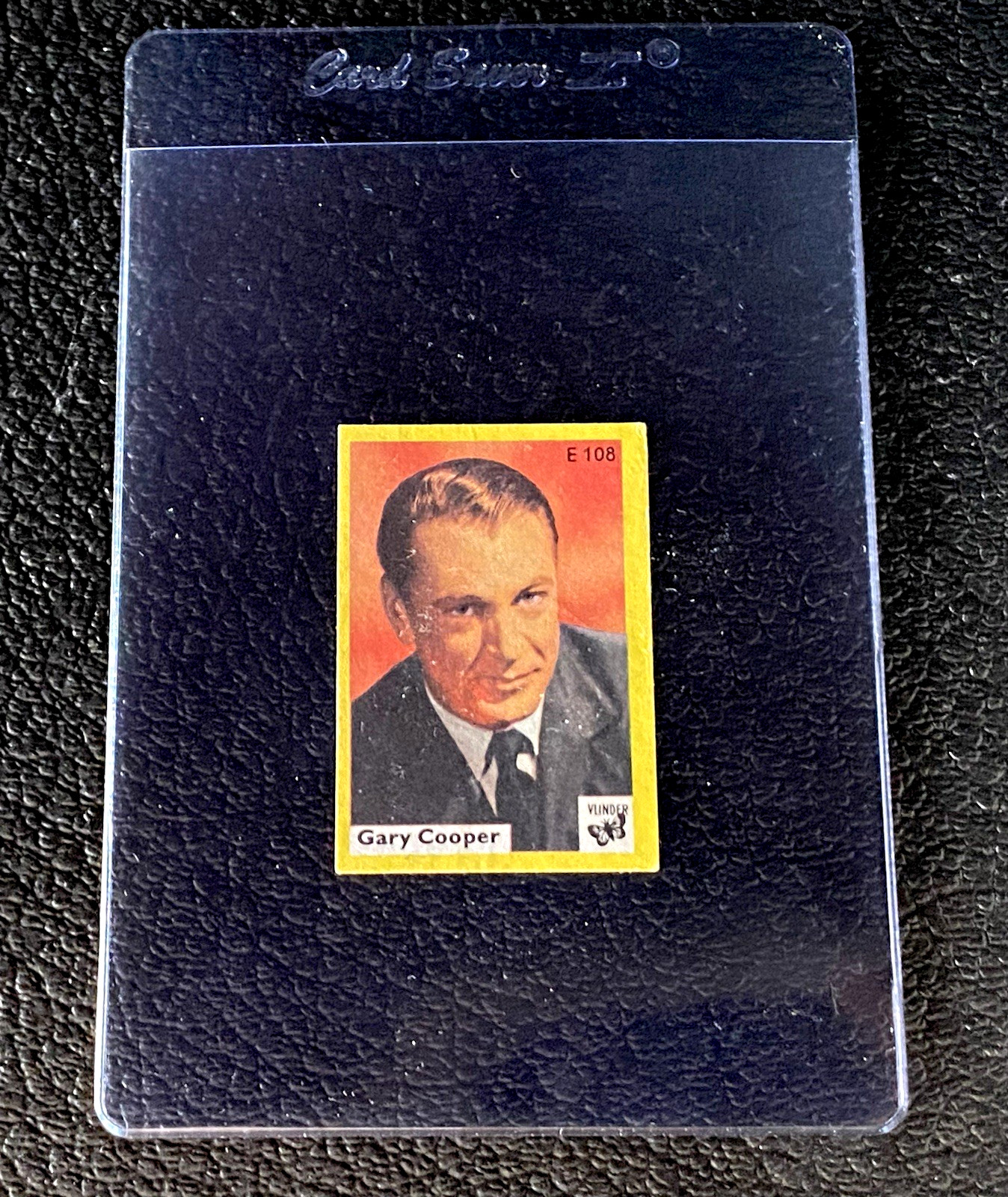 Gary Cooper Trading Card 1971 Vlinder E 108 Match Cover anni 70 1973 Attore B