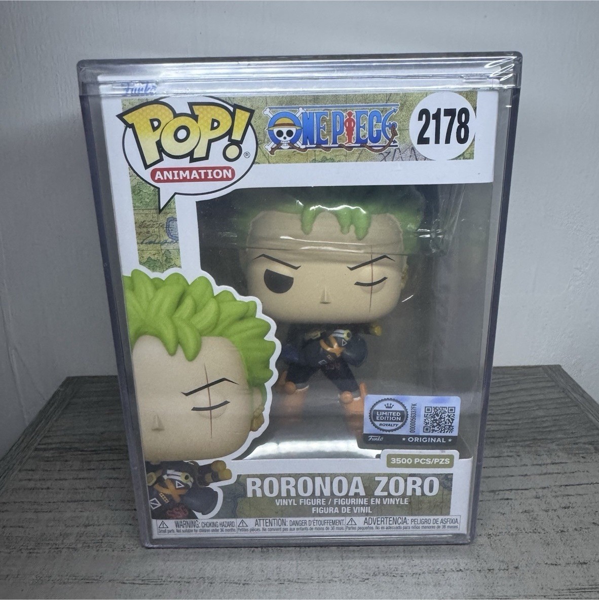 Funko Pop! Animation One Piece Roronoa Zoro 2178 Edizione limitata Vinile