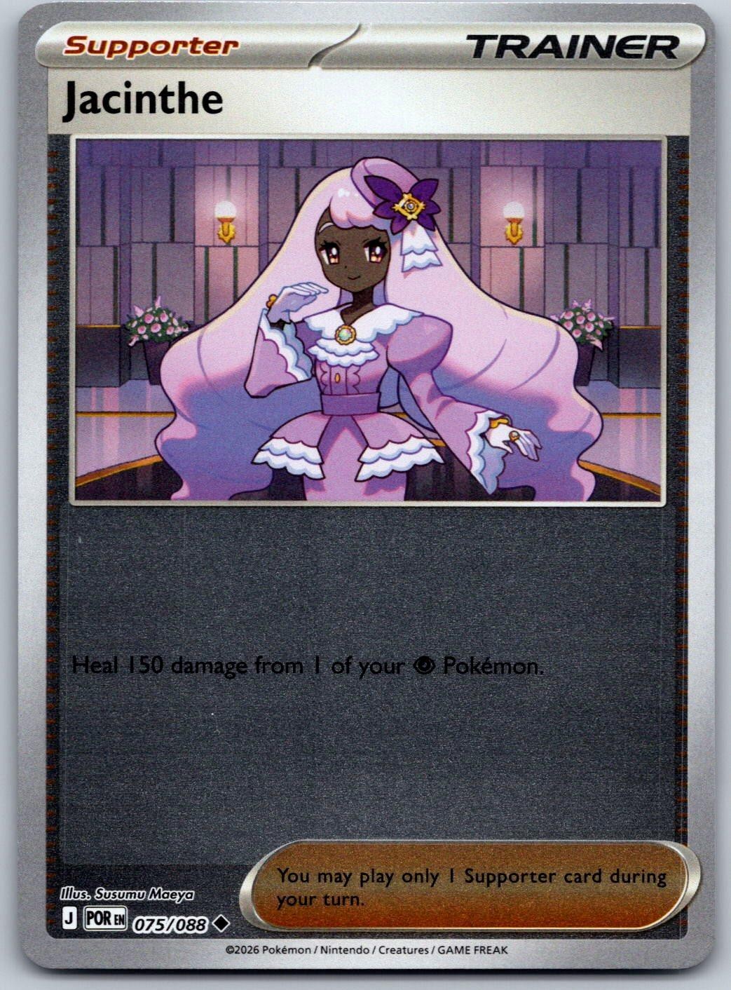 Jacinthe 075/088 Pokemon Ordine Perfetto Non Comune Reverse Holo Near Mint