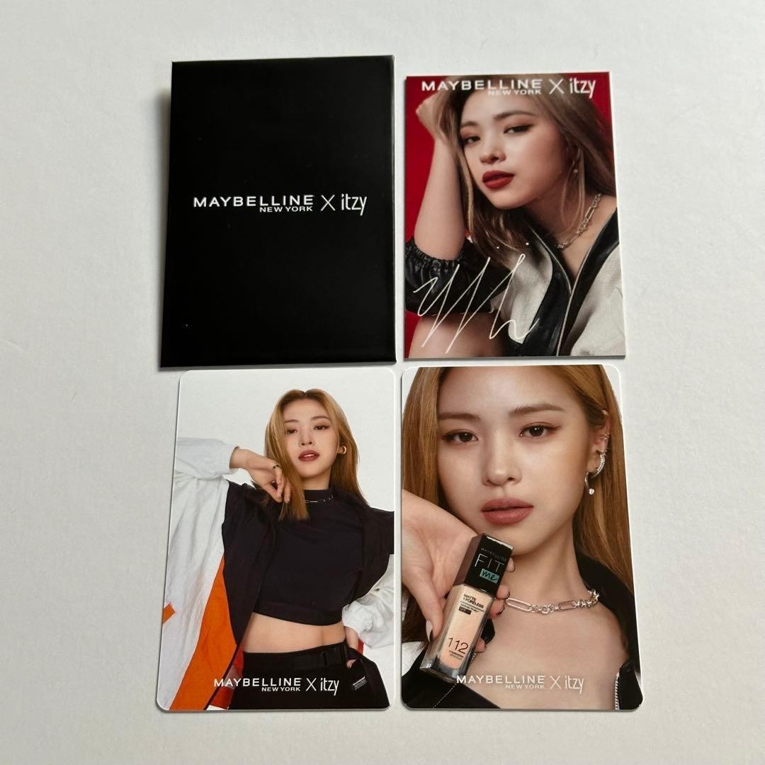ITZY Ryujin Maybelline Photocard K-POP ufficiale