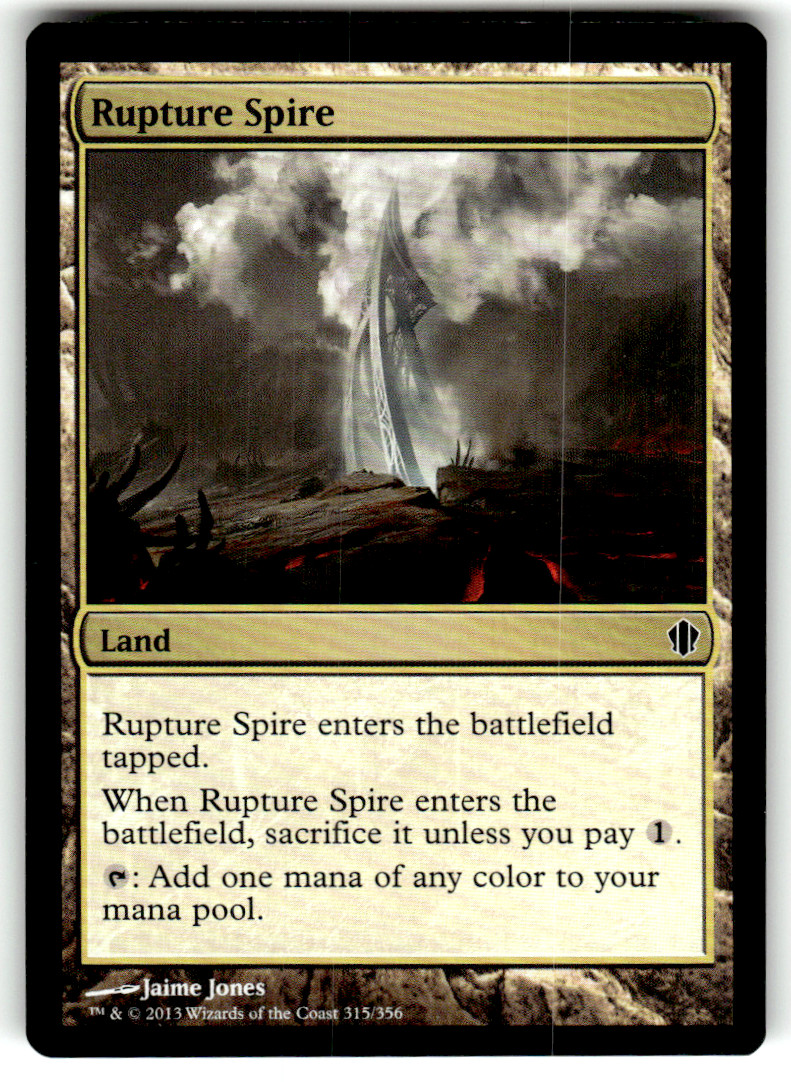 Rupture Spire Commander 2013 315 C Magic: The Gathering quasi nuovo