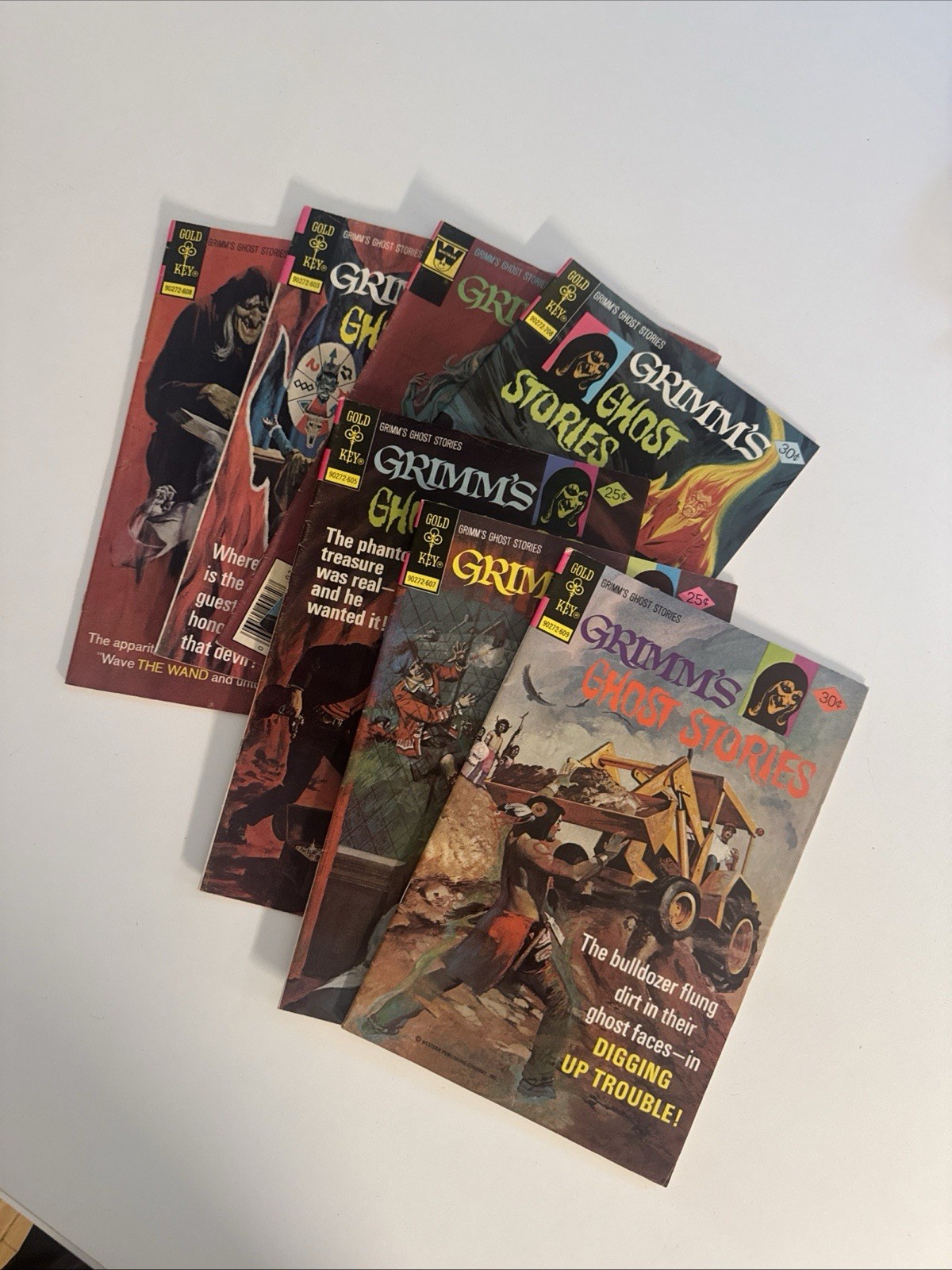Fumetto Gold Key Grimm's Ghost Stories - Lotto di 7 diversi