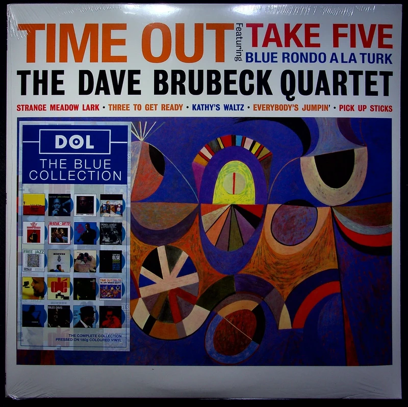 The Dave Brubeck Quartet Time Out Lp Vinyl Sealed Sig. Colore Blu Ed. Limitata