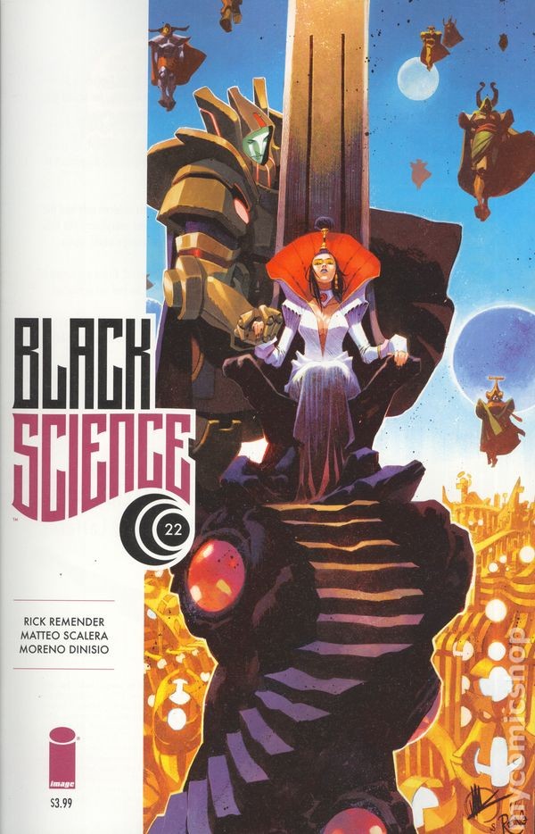 Black Science #22 FN 2016 Immagine Stock