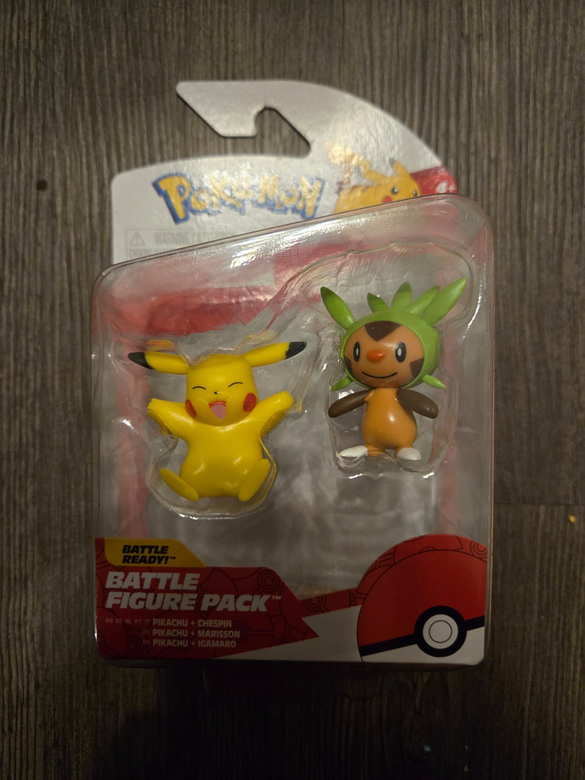 Battle Figure Pack Pikachu E Chespin