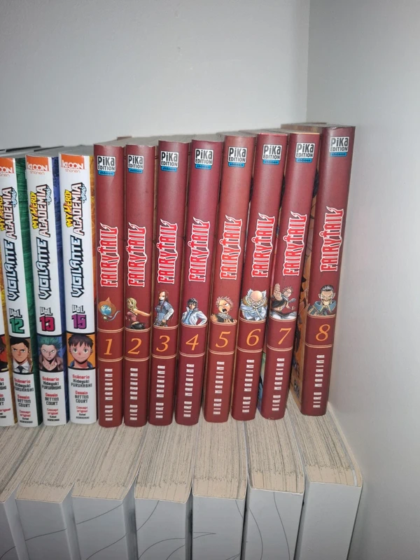 Manga Fairytail tome 1 à 8