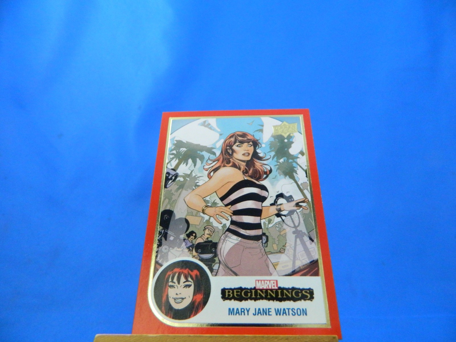 Mary Jane Watson Upper Deck Marvel Inizio 2022 Bordo Rosso