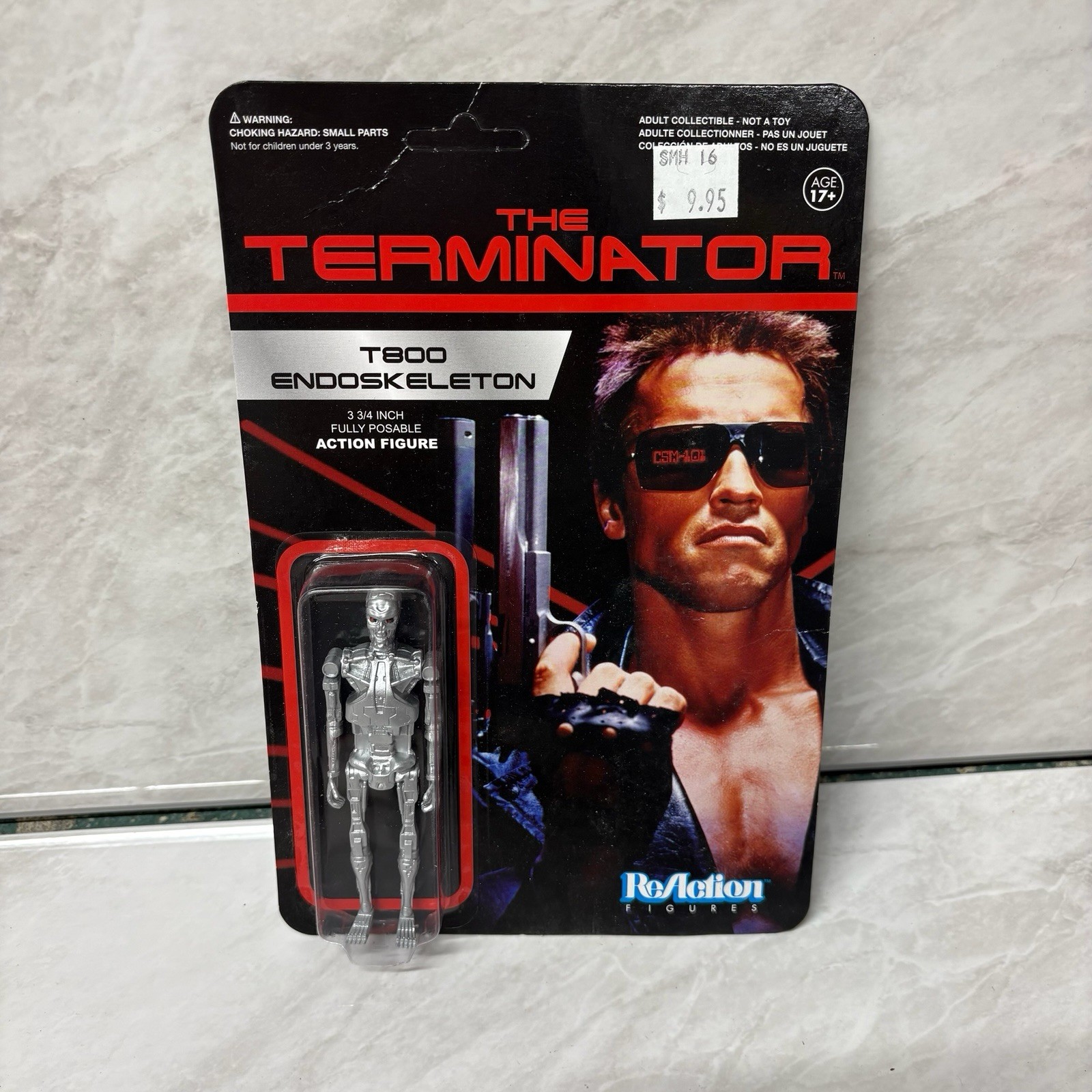 Funko The Terminator ReAction Chrome T800 Endoscheletro Figura