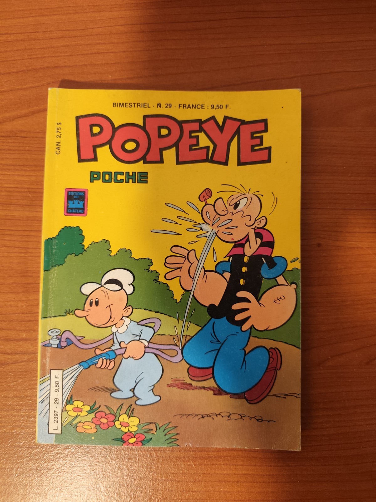 Popeye Poche N° 29 Bimestriel – Éditions du Château – BD Vintage Format Poche